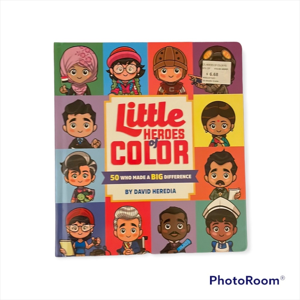 NWT Little Heroes of Color Children’s Book By David Heredia